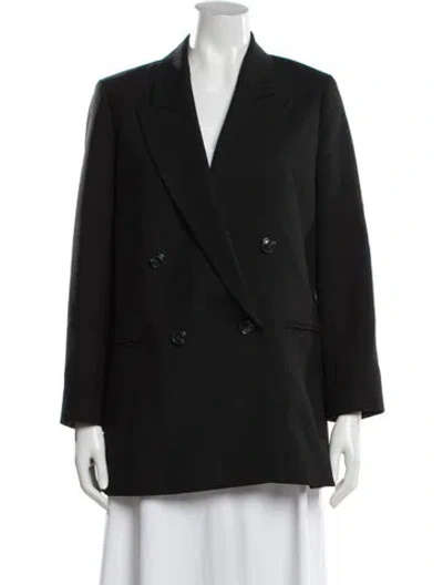 Pre-owned Rebecca Taylor Wool Blazer In Black