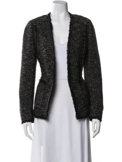 Pre-owned Rebecca Taylor Wool Blazer In Black