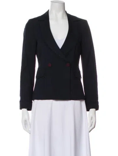 Pre-owned Rebecca Taylor Wool Blazer In Blue