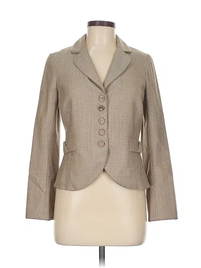 Pre-owned Rebecca Taylor Wool Blazer Jacket In Brown