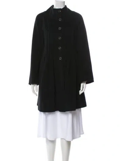 Pre-owned Rebecca Taylor Wool Coat In Black