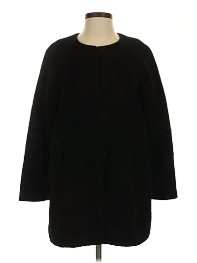 Pre-owned Rebecca Taylor Wool Coat In Black