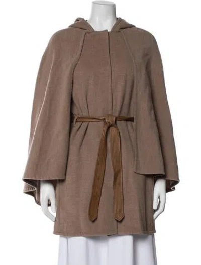 Pre-owned Rebecca Taylor Wool Coat In Brown