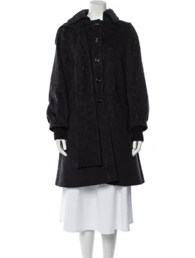 Pre-owned Rebecca Taylor Wool Coat In Gray