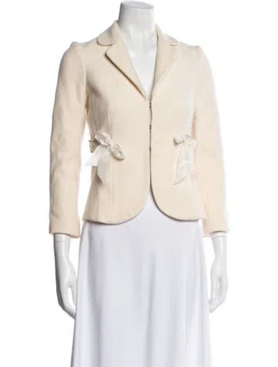 Pre-owned Rebecca Taylor Wool Coat In Neutral