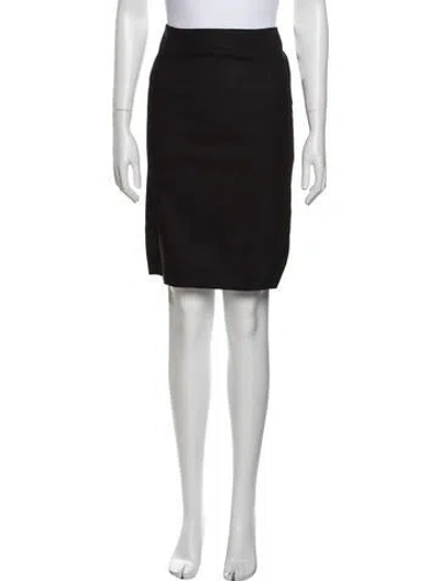 Pre-owned Rebecca Taylor Wool Knee-length Skirt In Black