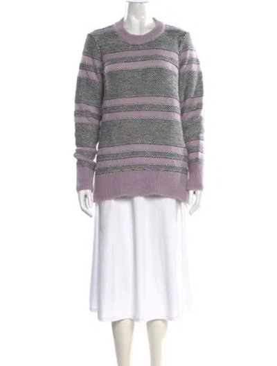 Pre-owned Rebecca Taylor Wool Printed Sweater W/ Tags In Multi