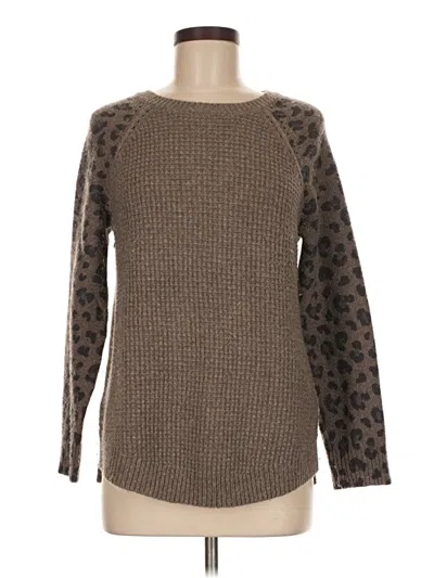Pre-owned Rebecca Taylor Wool Pullover Sweater In Brown