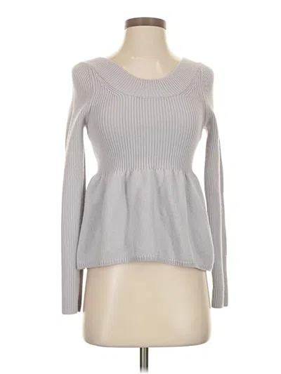 Pre-owned Rebecca Taylor Wool Pullover Sweater In Gray