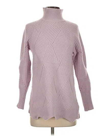 Pre-owned Rebecca Taylor Wool Pullover Sweater In Purple