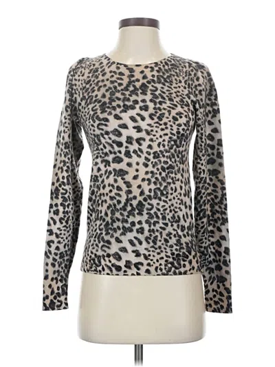 Pre-owned Rebecca Taylor Wool Pullover Sweater In Silver