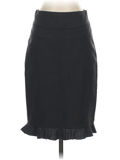 Pre-owned Rebecca Taylor Wool Skirt In Black