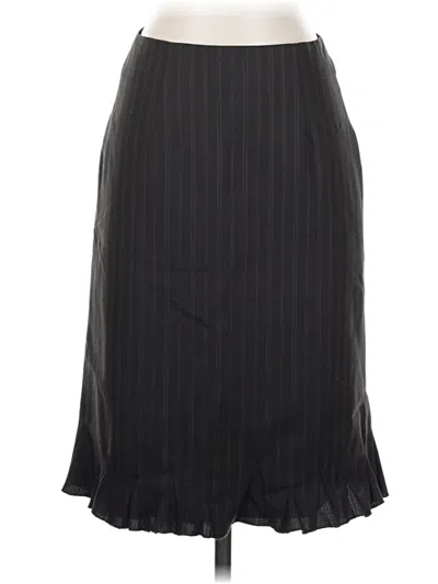 Pre-owned Rebecca Taylor Wool Skirt In Black
