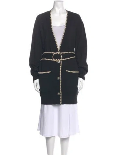 Pre-owned Rebecca Taylor Wool Striped Sweater In Multi