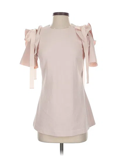 Pre-owned Rebecca Vallance 3/4 Sleeve Blouse In Pink
