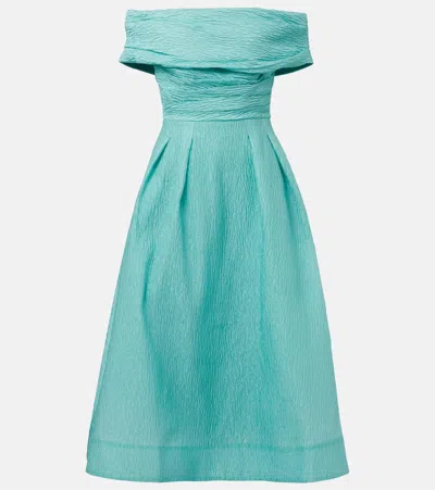 Rebecca Vallance Adalyn Off-shoulder Midi Dress