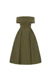 Rebecca Vallance Adalyn Off The Shoulder Midi Dress
