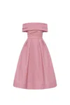Rebecca Vallance Adalyn Off The Shoulder Midi Dress