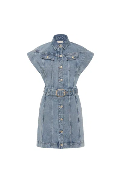 Rebecca Vallance Adian Mini Dress In Blue