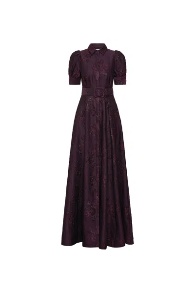 Rebecca Vallance Afina Short Sleeve Gown