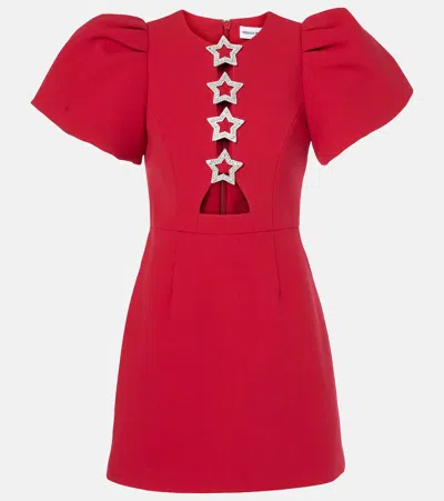 Rebecca Vallance Akari Mini Dress In Red