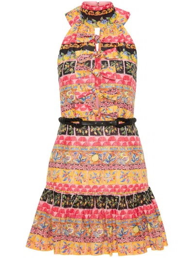 Rebecca Vallance Alessia Minidress In Orange