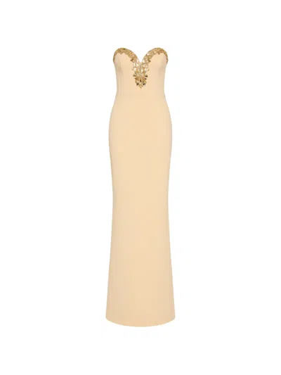 Rebecca Vallance Alexandrite Gown In Neutral