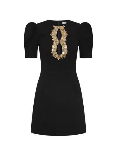Rebecca Vallance Alexandrite Mini Dress In Black