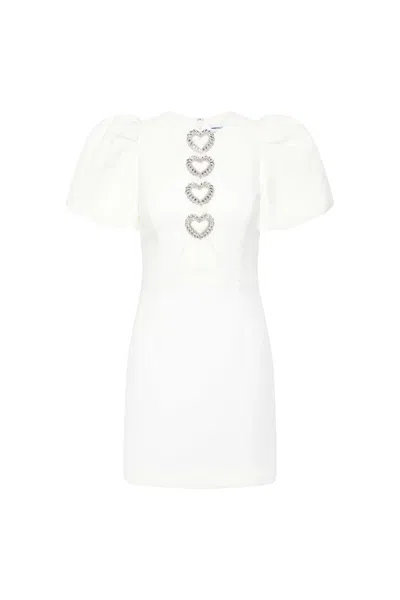 Rebecca Vallance Alicia Puff Sleeve Mini Dress