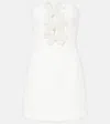 Rebecca Vallance Recut Embellished Bustier Dress In White