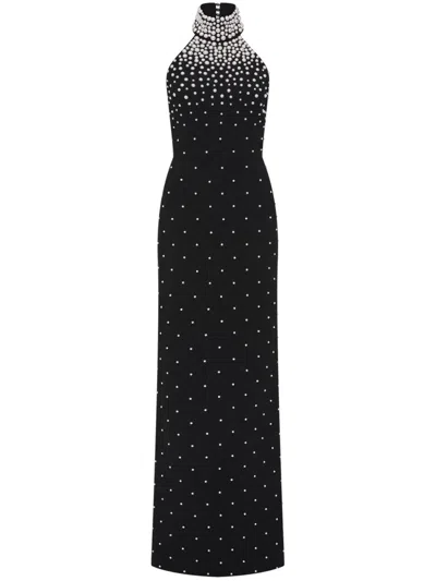 Rebecca Vallance Alivia Gown Dress In Black