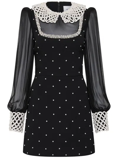 Rebecca Vallance Alivia Mini Dress In Black
