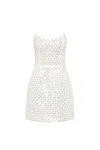 Rebecca Vallance Alix Mini Dress In White