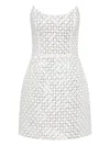 Rebecca Vallance Alix Mini Dress In White