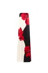Rebecca Vallance Amapola Strapless Floral-print Silk-satin Maxi Dress