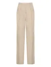 Rebecca Vallance Andy Pleated Trousers In White