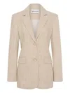 Rebecca Vallance Andy Two-button Blazer In Neutral