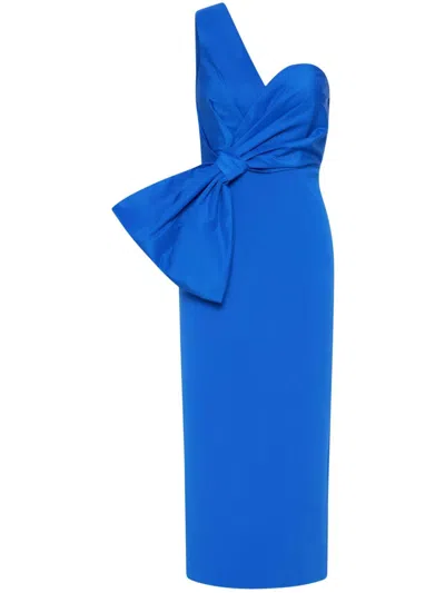 Rebecca Vallance Antonella Midi Dress In Blue