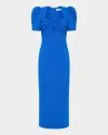 Rebecca Vallance Antonella Midi Dress In Blue