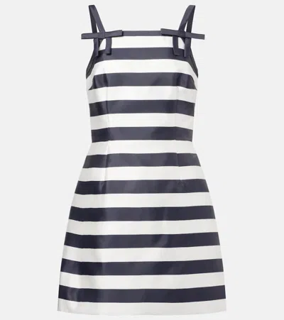 Rebecca Vallance Ariadne Striped Minidress In Multi