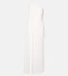 Rebecca Vallance Athena One-shoulder Crêpe Gown In White