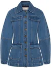 Rebecca Vallance Aviator Jacket In Blue