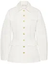 Rebecca Vallance Aviator Jacket In White