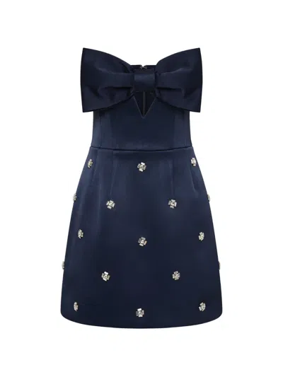 Rebecca Vallance Ayla Mini Dress In Blue
