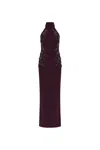 Rebecca Vallance Beatrice Maxi Dress In Purple