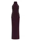 Rebecca Vallance Beatrice Maxi Dress In Purple