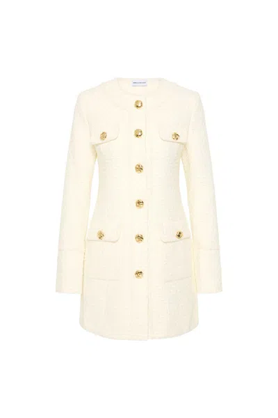 Rebecca Vallance Belisse Coat In Neutrals
