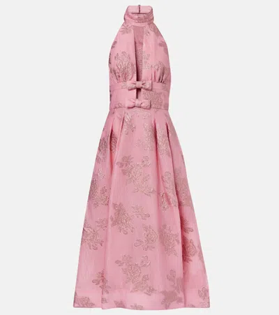 REBECCA VALLANCE BENETTE BROCADE COCKTAIL DRESS
