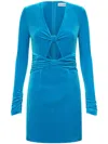 Rebecca Vallance Bernadette Mini Dress Blue In Blue
