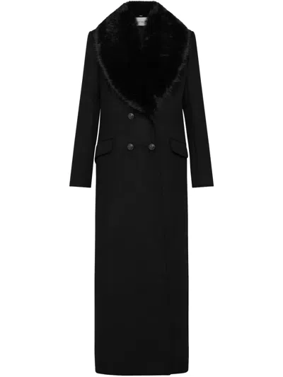 Rebecca Vallance Biera Coat In Black